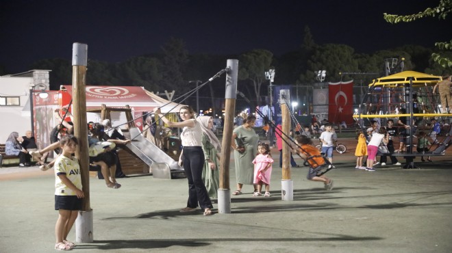 Yazın keyfi Aydın Büyükşehir Belediyesi Tekstilpark’ta yaşanıyor